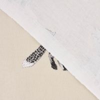Dekostoff Baumwolle Digitaldr. Cub Canvas Füchse beige schwarz 140cm