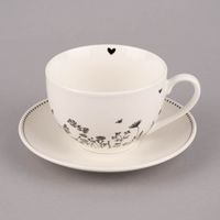 83384-Clayre-und-Eef-Tasse-mit-Untertasse-Wiesenblumen-Porzellan-cremeweiss-schwarz-200ml-KW8-2023-211613Capture0047.jpg Clayre & Eef Tasse mit Untertasse Wiesenblumen Porzellan cremeweiß schwarz 200ml