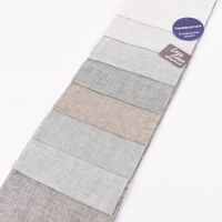 Leinen Gardinenstoff Meterware halbtransparente Leinengardine EASY LINEN uni natur 2.90m Höhe