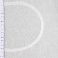 Scherli Gardinenstoff EASY CARE transparent Leinenstrukur Grafik Schlingendessin ecru 2.95m Höhe