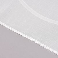 Scherli Gardinenstoff EASY CARE transparent Leinenstrukur Grafik Schlingendessin ecru 2.95m Höhe