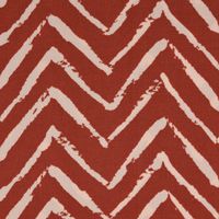 Viskosestoff Bekleidungsstoff Radiance Chevronmuster rostrot beige 1.4