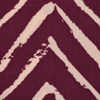 Viskosestoff Bekleidungsstoff Radiance Chevronmuster aubergine beige 1