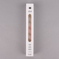 Rico Design Spiralkerze Stabkerze marmoriert verschiedene Farben 18.5x2.4cm