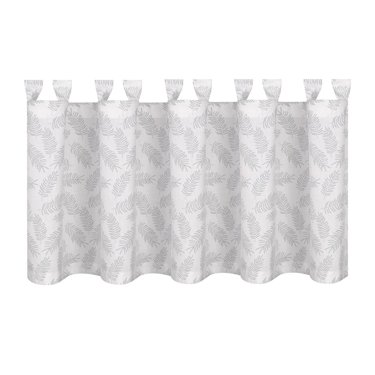 83626-Bio-Schlaufenbistro-Scheibengardine-aus-Bio-Baumwolle-mit-Blaetterprint-wollweiss-gruen-150x50cm-41023-050-0810-2022-1-1500_1.jpg Bio Schlaufenbistro Scheibengardine aus Bio Baumwolle mit Blätterprint wollweiß grün 150x50cm