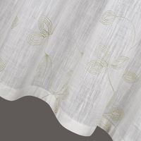 83635-Bio-Schlaufenbistro-Scheibengardine-aus-Bio-Baumwolle-Blaetterstickerei-Leinenstruktur-transparent-wollweiss-gruen-150x50cm-41027-050-0500-2022-2-1500.jpg Bio Schlaufenbistro Scheibengardine aus Bio Baumwolle Blätterstickerei Leinenstruktur transparent wollweiß grün 150x50cm