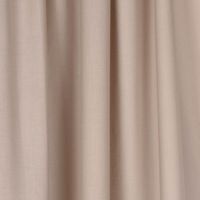 Bio Gardine Vorhangschal aus glatter feiner blickdichter Bio Baumwolle beige 140x245cm