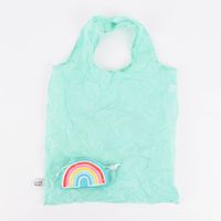 Sass & Belle Einkaufstasche faltbar Regenbogen bunt 36x55cm