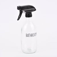 Sass & Belle Sprühflasche mit Aufschrift Glas klar schwarz 9x22.5cm verschiedene Varianten