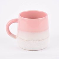 Sass & Belle Tasse Mojave glasiert Steinzeug rosa weiß 350ml