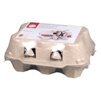 83804-Rayher-Dekoeier-6er-Set-im-Eierkarton-Kunststoff-weiss-und-braun-15x10-5x7cm-39492000-VP.jpg Rayher Dekoeier 6er Set im Eierkarton Kunststoff weiß und braun 15x10.5x7cm