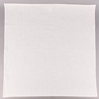 Extragroßes Geschirrtuch in Creme, vollständig ausgelegt im Quadratformat 70x70 cm