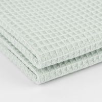 SCHÖNER LEBEN. Geschirrtuch 2er Set Waffelpique einfarbig 50x70cm verschiedene Farben
