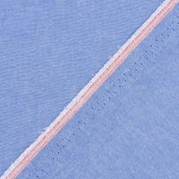 Bekleidungsstoff Yarn Dyed Popeline uni sky blau meliert 1.44m Breite