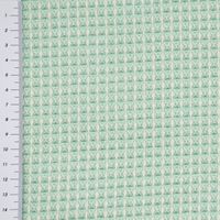 Dekostoff Waffelrelief Kästchenstruktur Honeycomb mintgrün 1.30m