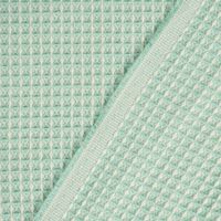 Dekostoff Waffelrelief Kästchenstruktur Honeycomb mintgrün 1.30m