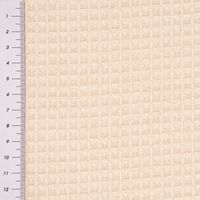 Dekostoff Waffelrelief Kästchenstruktur Honeycomb ecru1.30m Breite