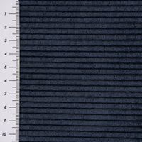 Cordstoff Cord Meterware einfarbig dunkelblau 1.50m Breite