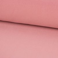 Cordstoff Feincord Baumwolle Meterware einfarbig rosa 1.45m Breite