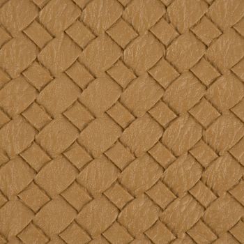 Kunstleder Kreativleder Flechtoptik ocker 1.38m Breite