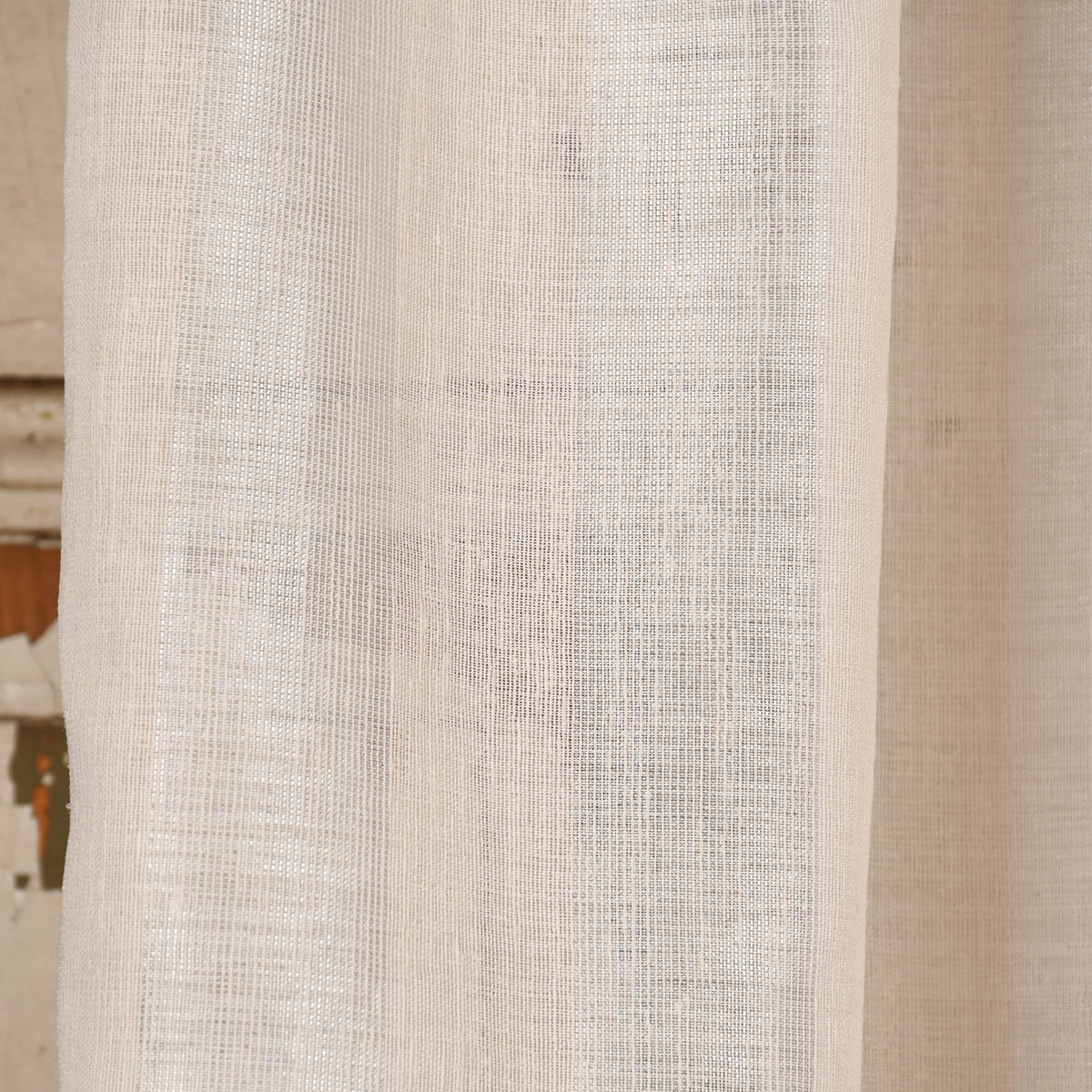 Rasch Textil Stores Shine Längsstreifen Leinenstruktur linen natur 30