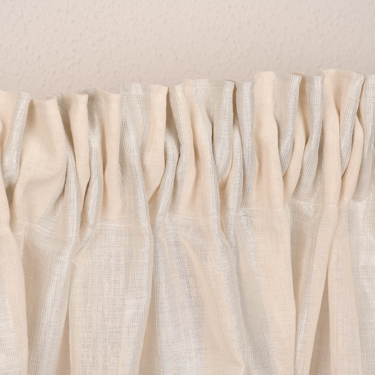 Rasch Textil Stores Shine Längsstreifen Leinenstruktur linen natur 30