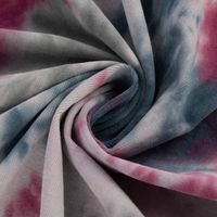 Burda Cordstoff Stretch Cord Meterware Batikoptik rosa blau grün 134c