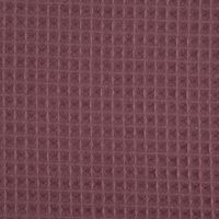 Bekleidungsstoff Waffelpique Waffelstoff Baumwolle uni mauve 1.45m