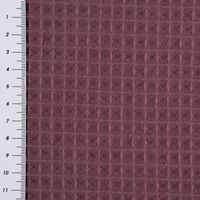Bekleidungsstoff Waffelpique Waffelstoff Baumwolle uni mauve 1.45m