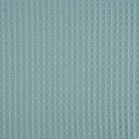 Bekleidungsstoff Waffelpique Waffelstoff Baumwolle uni arctic blue 1.4