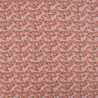 Baumwolljersey Jerseystoff small flowers Blümchen light terra 1.45m