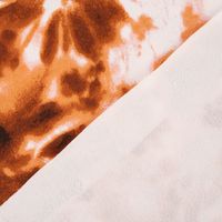 French Terry Sommersweat Meterware Tie Dye Batik weiß kupfer 1.45m