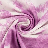 French Terry Sommersweat Meterware Tie Dye Batik weiß lila 1.45m