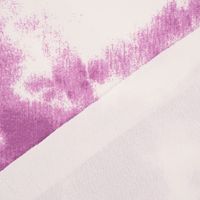 French Terry Sommersweat Meterware Tie Dye Batik weiß lila 1.45m