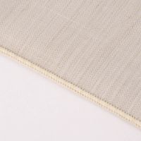 Gardinenstoff Leinenoptik Zabo mit Bleiband uni beige 300cm Breite