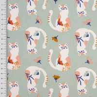 84168-Baumwollstoff-Webware-Tacha-Katzen-Blumen-mint-1-47m-Breite-KW16-2023-217361Capture0078.jpg Baumwollstoff Webware Tacha Katzen Blumen mint 1.47m Breite