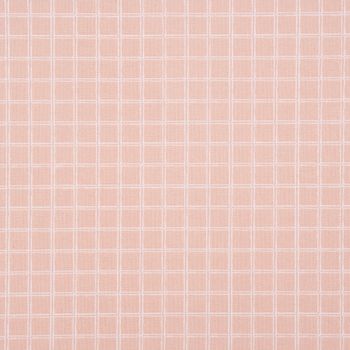 Baumwollstoff Webware Jules Gitter Karo rosa weiß 1.47m Breite