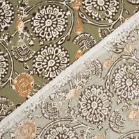 84180-Baumwollstoff-Webware-Jivana-Blumen-Ornamente-khakigruen-1-47m-Breite-KW16-2023-217385Capture0102.jpg Baumwollstoff Webware Jivana Blumen Ornamente khakigrün 1.47m Breite