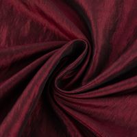 Taftstoff Crushed Bekleidungsstoff einfarbig bordeaux-rot 1.40m Breite