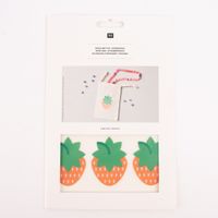 Rico Design Bügelmotivset Erdbeere 9 Stück 4.5x6cm