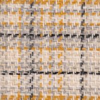 Polsterstoff Dekostoff Flachgewebe Victoria Karo beige gelb 1.40m
