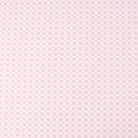 Baumwollstoff Popeline Minimals Blümchen Kreis-Ornamente weiß rosa 1.