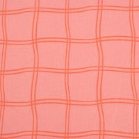 Baumwollstoff Webware Marceau Gitter Karos rosa 1.47m Breite