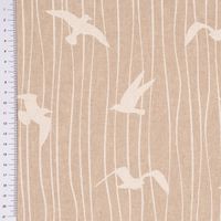 SCHÖNER LEBEN. Kissenhülle Iconic Seagull Stripe Möwen Streifen natu