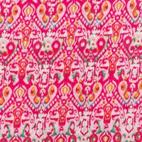Chiffon Fantasie-Ornamente pink 1.49m Breite