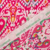 Chiffon Fantasie-Ornamente pink 1.49m Breite
