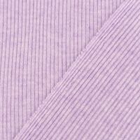 Strickstoff Viskose Feinstrick Rillenstruktur uni flieder meliert 1.61