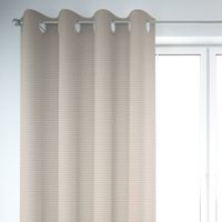 SCHÖNER LEBEN. Vorhang Jacquard Punkte beige dunkelbeige 245cm