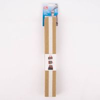 Prym Gurtband für Taschen aus Kunstfaser beige weiß gestreift 40mm breit 3m lang