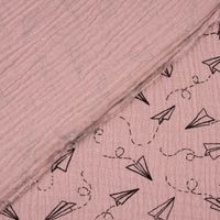 84702-Double-Gauze-Musselinstoff-Meterware-Jeron-Papierflieger-altrosa-1-35m-Breite-KW21-2023-221782Capture0007.jpg Double Gauze Musselinstoff Jeron Papierflieger altrosa 1.35m
